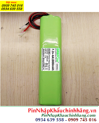 Pin sạc 7.2v-AA1800mAh, Pin sạc NiMh 7.2v-AA1800mAh, Pin GREPOW 7.2v-AA1800mAh chính hãng